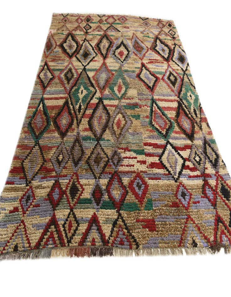 Detail image of 7' 7 x 9' 6  Hand Knotted Moroccan Wool Rug