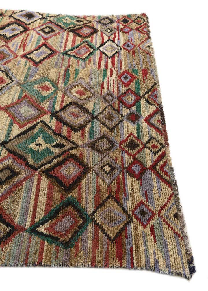 7' 7 x 9' 6 Hand Knotted Moroccan Wool Rug