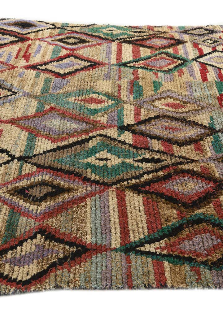 7' 7 x 9' 6 Hand Knotted Moroccan Wool Rug