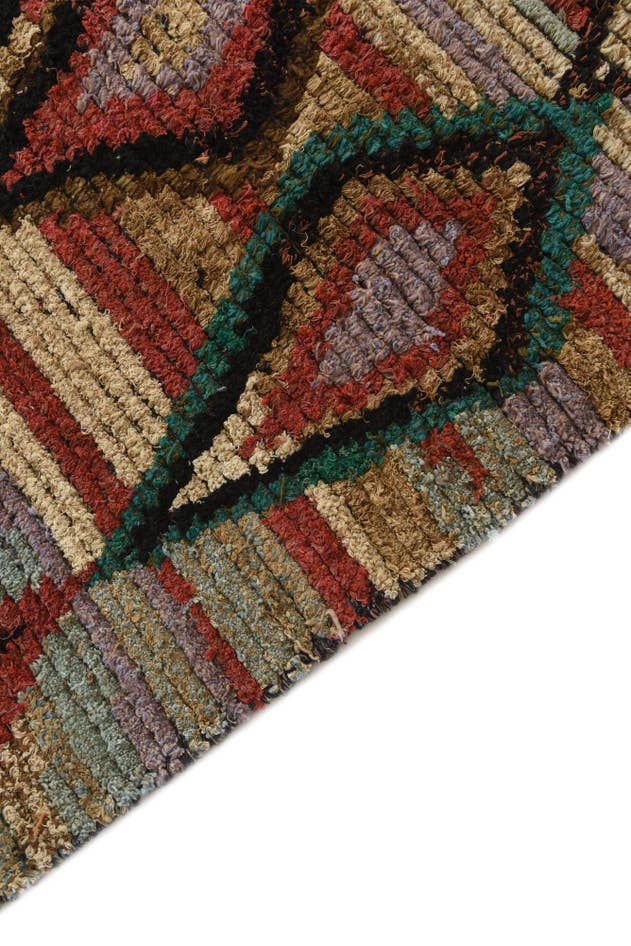 Detail image of 7' 7 x 9' 6 Hand Knotted Moroccan Wool Rug