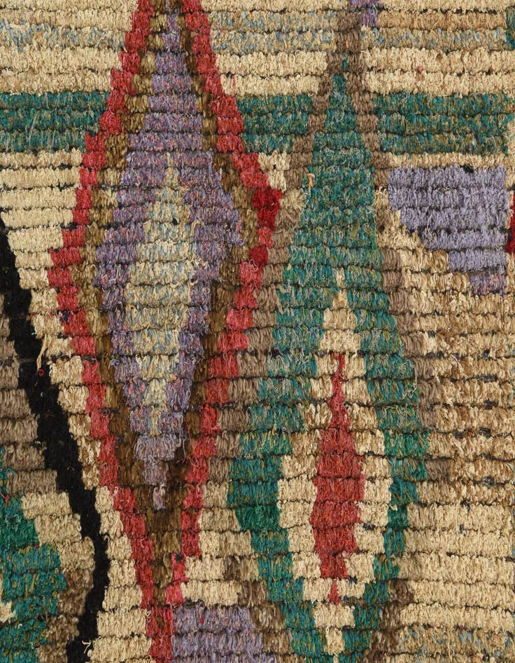 Detail image of 7' 7 x 9' 6  Hand Knotted Moroccan Wool Rug