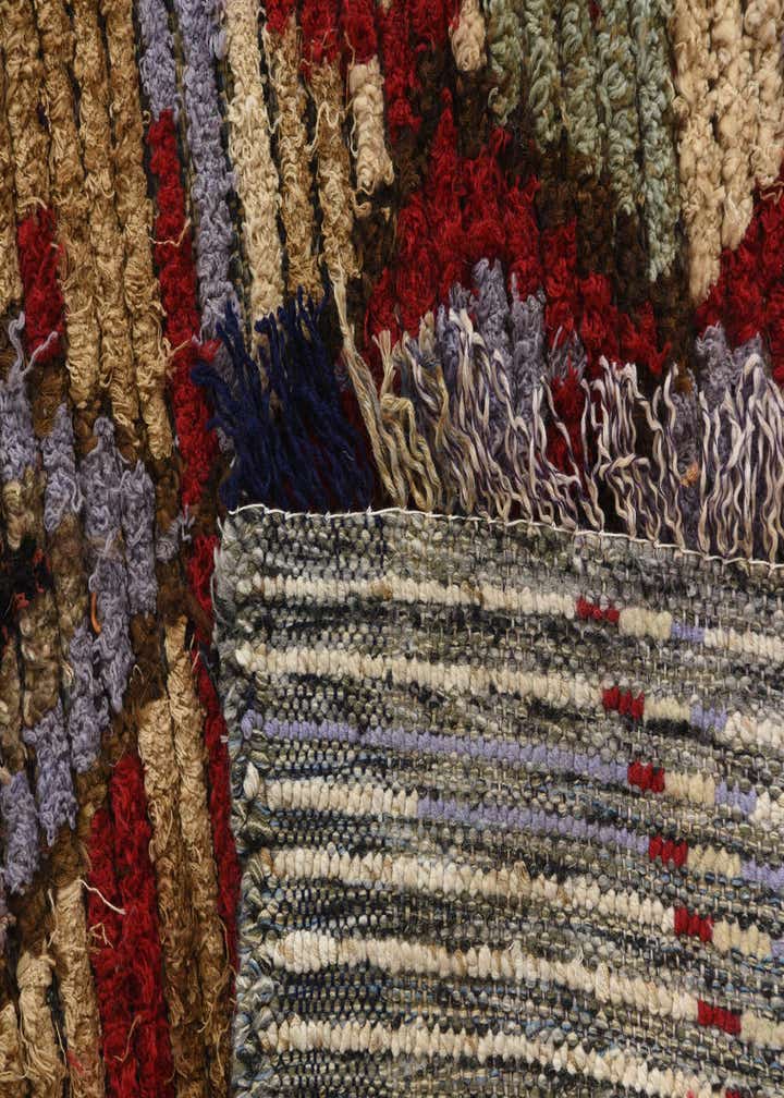 7' 7 x 9' 6 Hand Knotted Moroccan Wool Rug