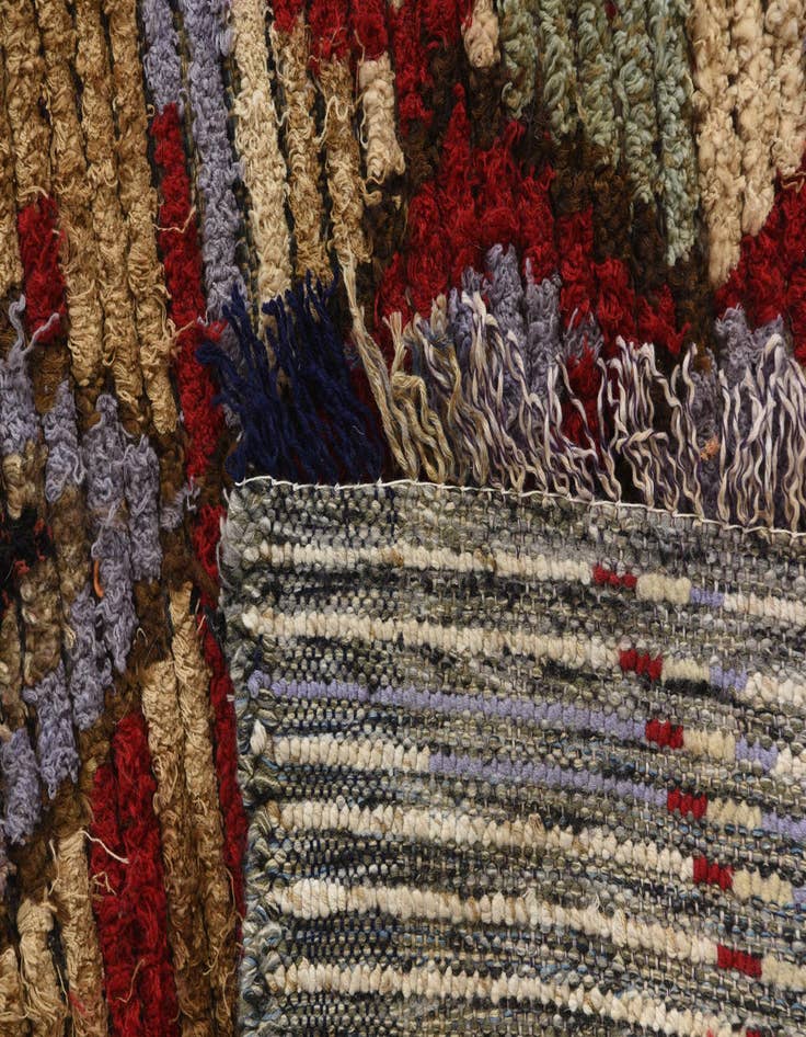 Detail image of 7' 7 x 9' 6  Hand Knotted Moroccan Wool Rug