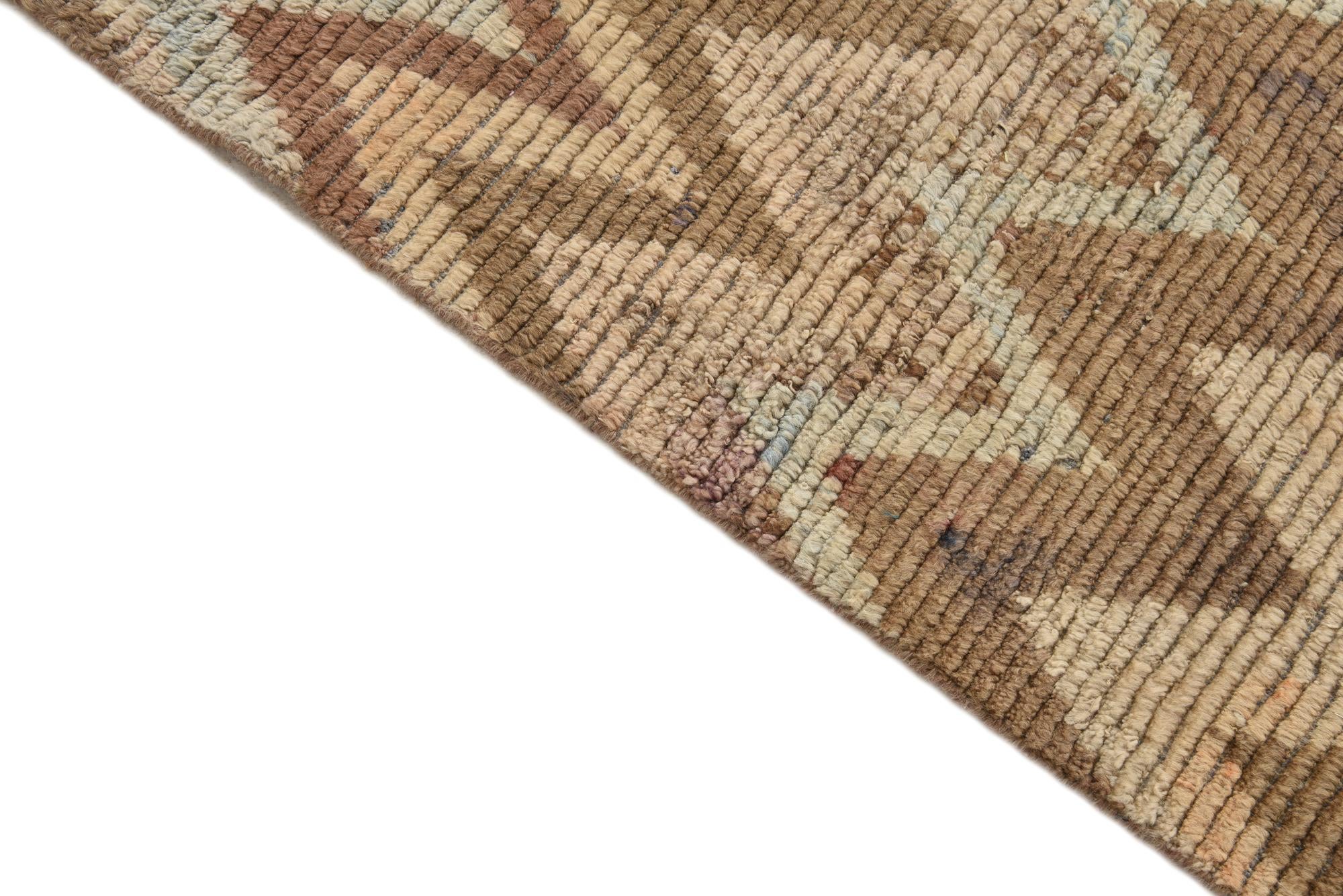 5' 10 x 9' 10 Hand Knotted Moroccan Wool Rug