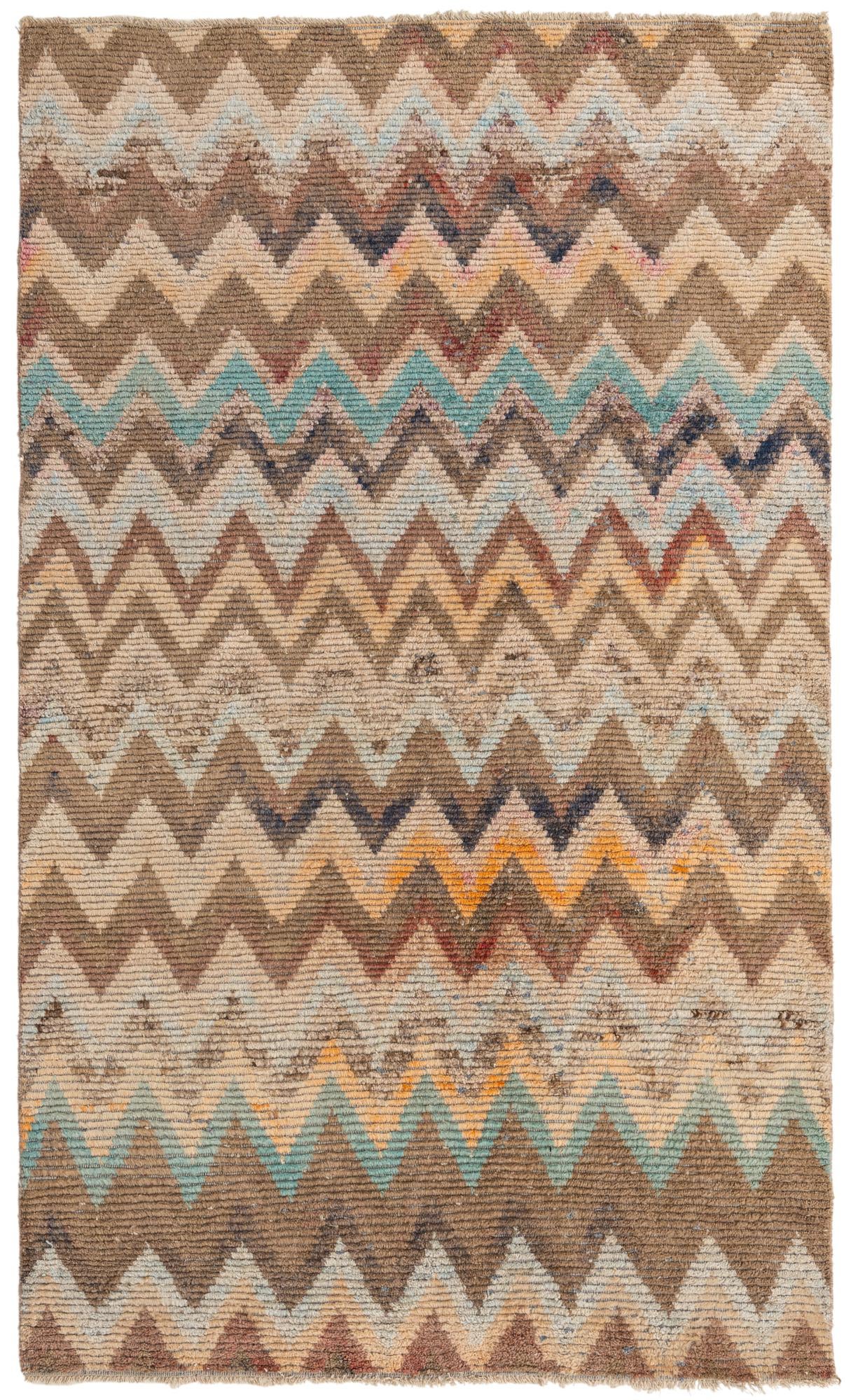 5' 10 x 9' 10 Hand Knotted Moroccan Wool Rug