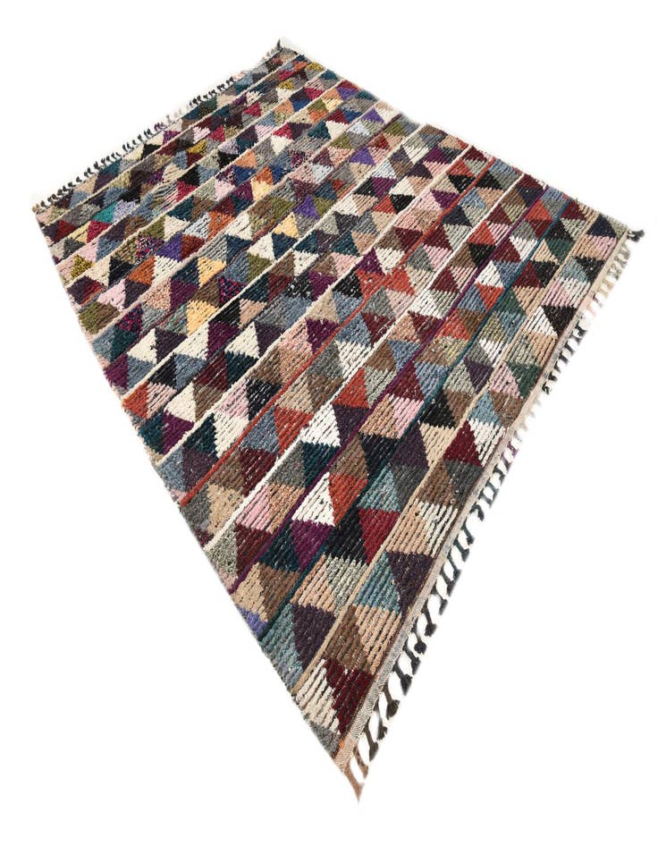 Detail image of 8' 3 x 11' 1  Hand Knotted Moroccan Wool Rug