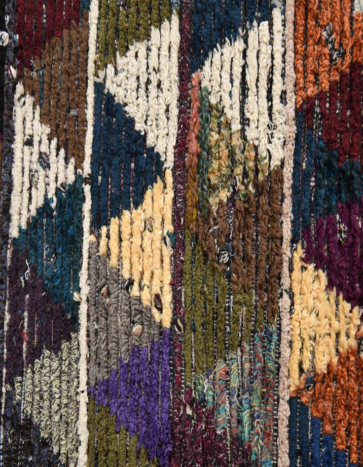 Detail image of 8' 3 x 11' 1  Hand Knotted Moroccan Wool Rug