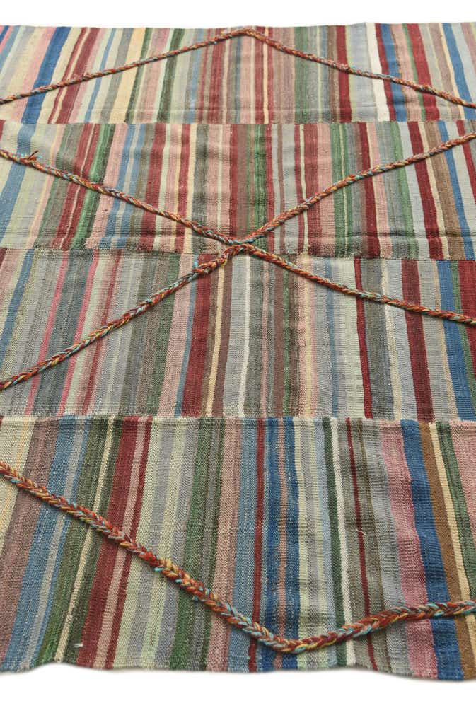 6' 6 x 9' 4 Hand Knotted Moroccan Wool Rug