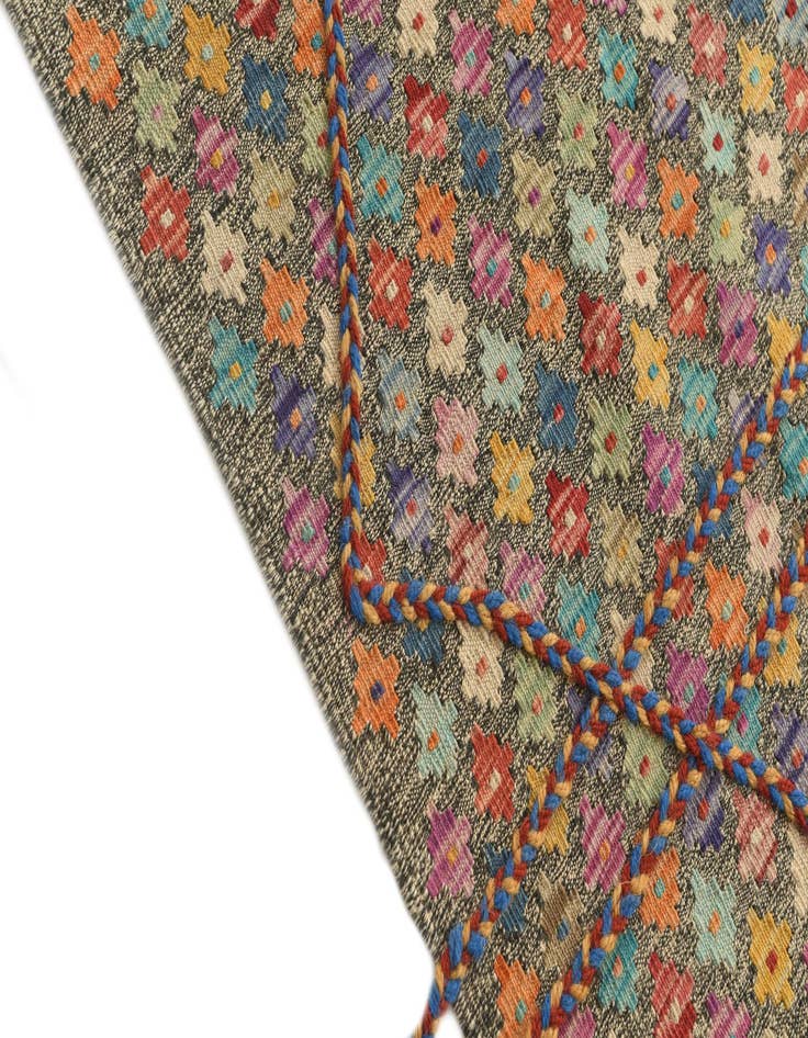 Detail image of 6' 2 x 8' 1  Hand Knotted Moroccan Wool Rug