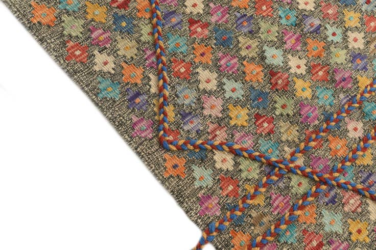 Detail image of 6' 2 x 8' 1 Hand Knotted Moroccan Wool Rug