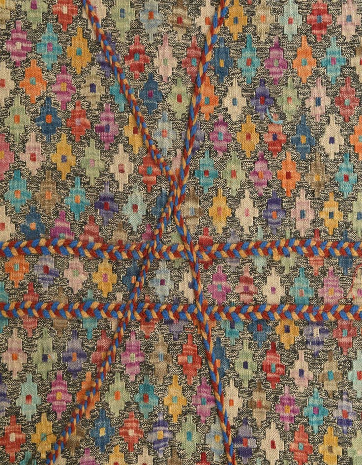 Detail image of 6' 2 x 8' 1  Hand Knotted Moroccan Wool Rug