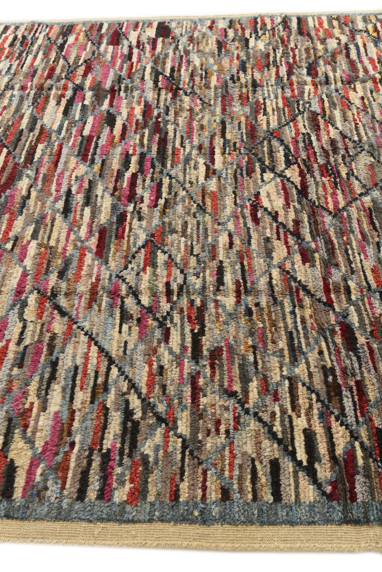 8' 3 x 10' 4 Hand Knotted Moroccan Wool Rug