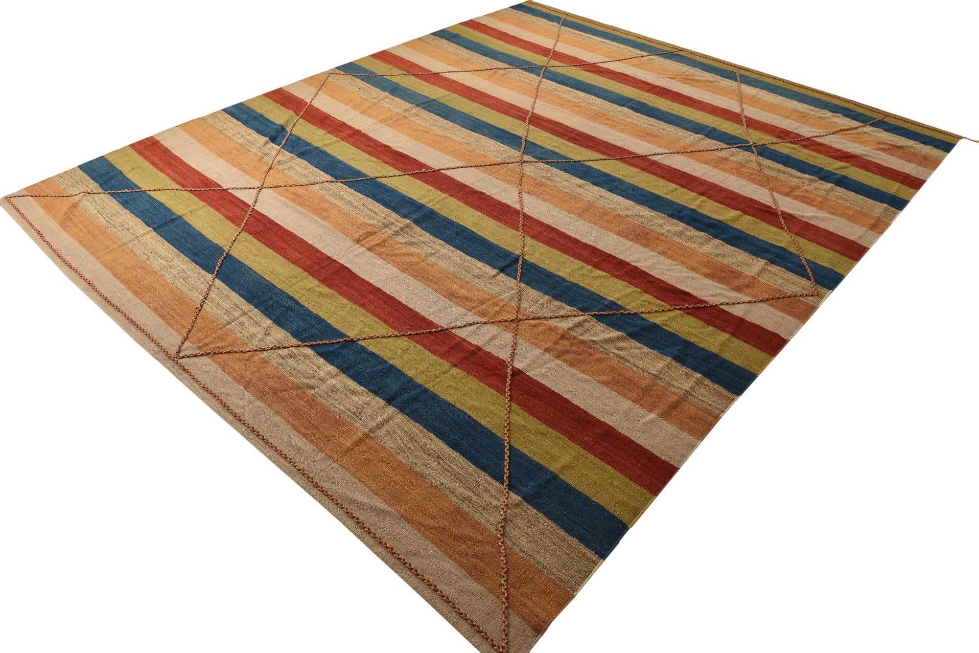 13' x 16' Hand Knotted Moroccan Wool Rug