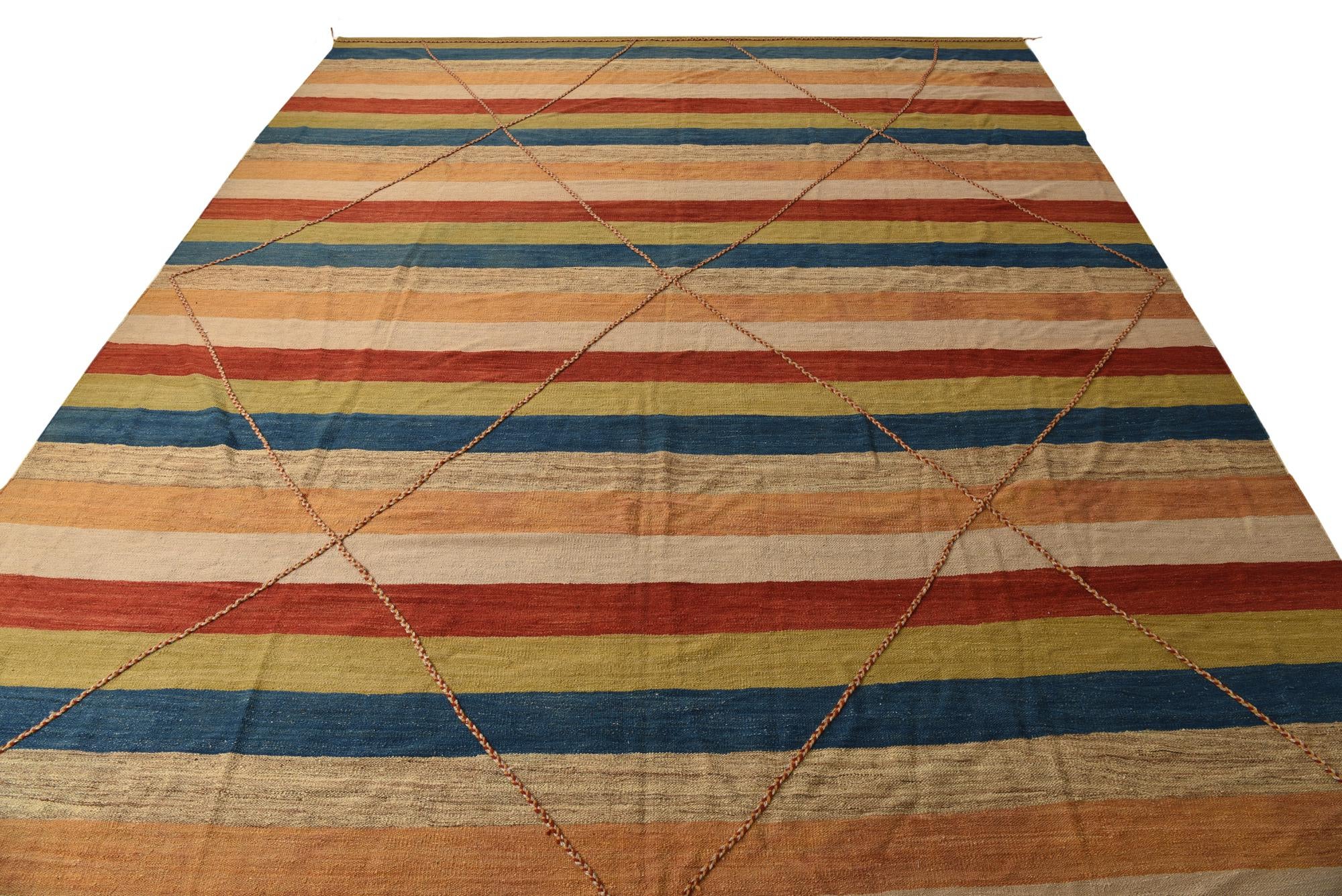 13' x 16' Hand Knotted Moroccan Wool Rug