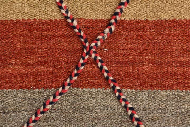 7' 2 x 11' 4 Hand Knotted Moroccan Wool Rug