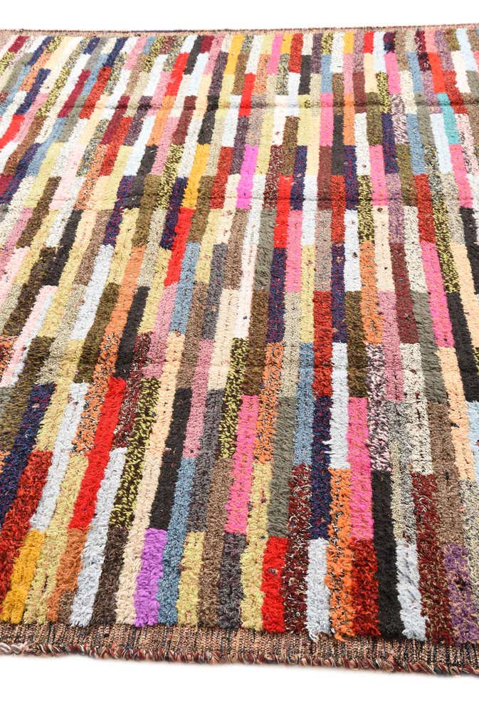 8' 2 x 10' Hand Knotted Moroccan Wool Rug