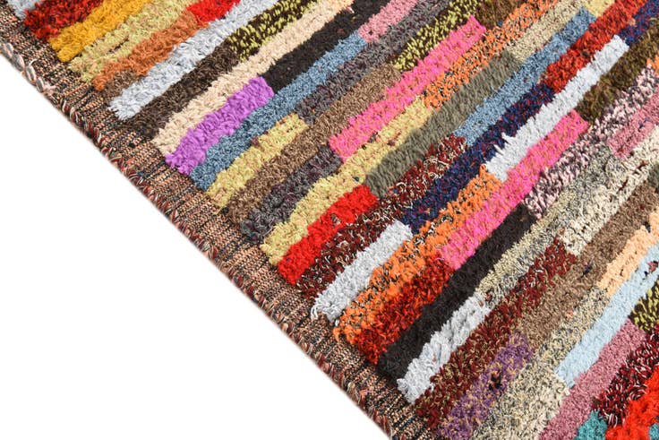 Detail image of 8' 2 x 10' Hand Knotted Moroccan Wool Rug