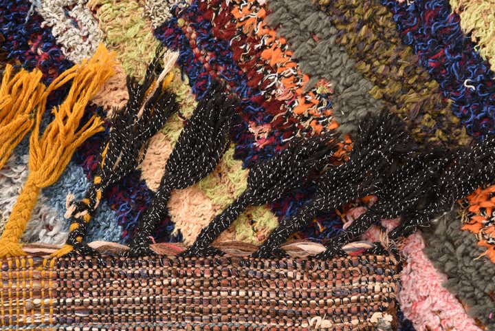 8' 2 x 10' Hand Knotted Moroccan Wool Rug