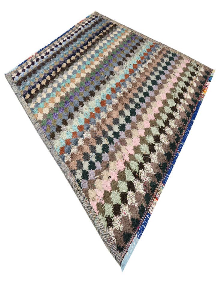 Detail image of 8' 4 x 10' 9  Hand Knotted Moroccan Wool Rug