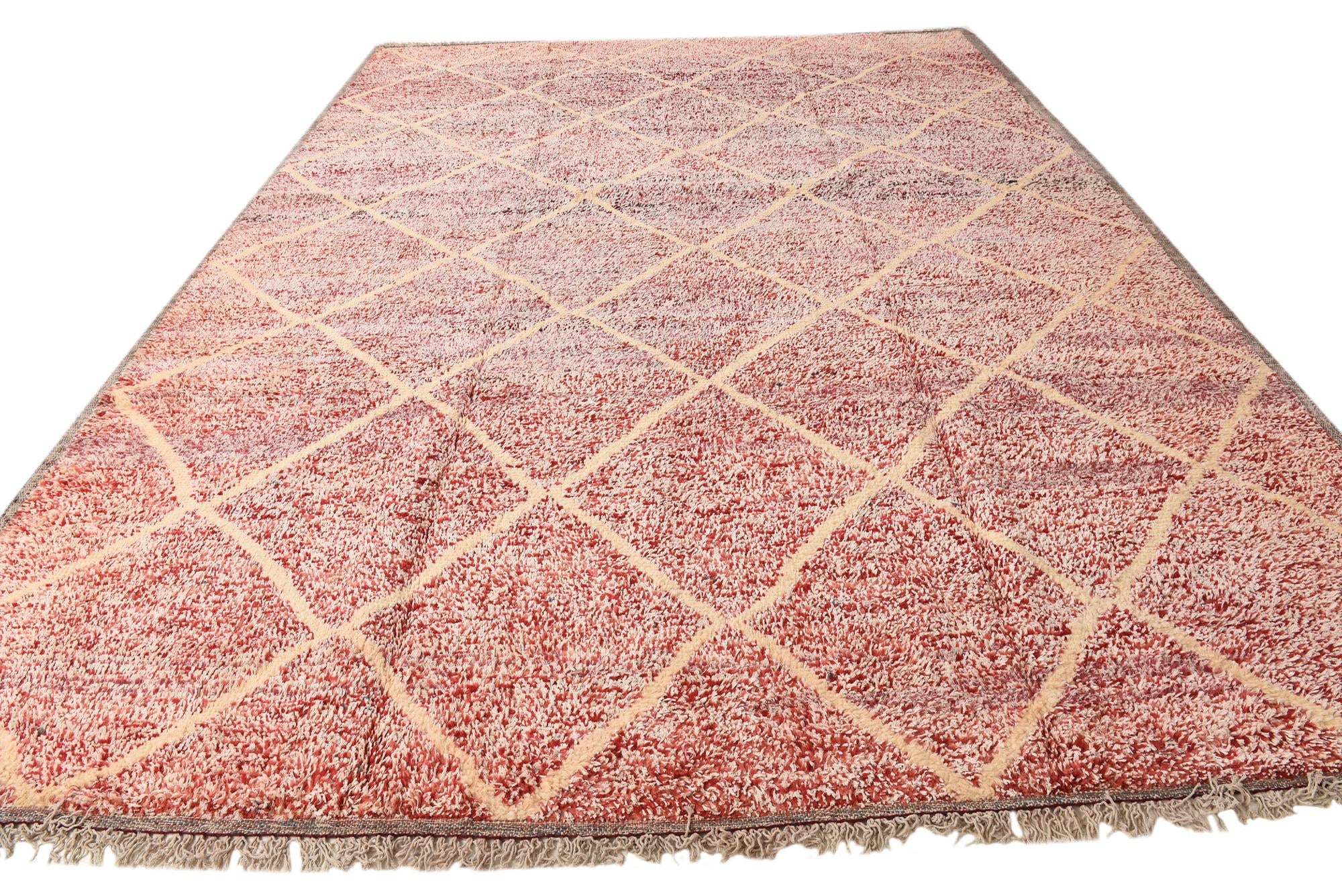 10' 5 x 14' 3 Hand Knotted Moroccan Wool Rug