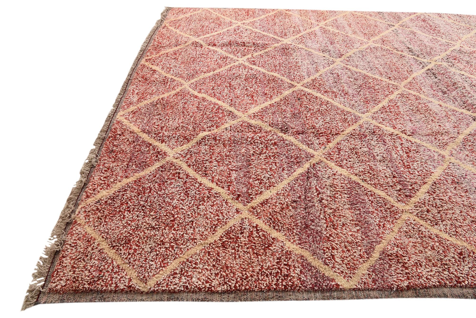 10' 5 x 14' 3 Hand Knotted Moroccan Wool Rug