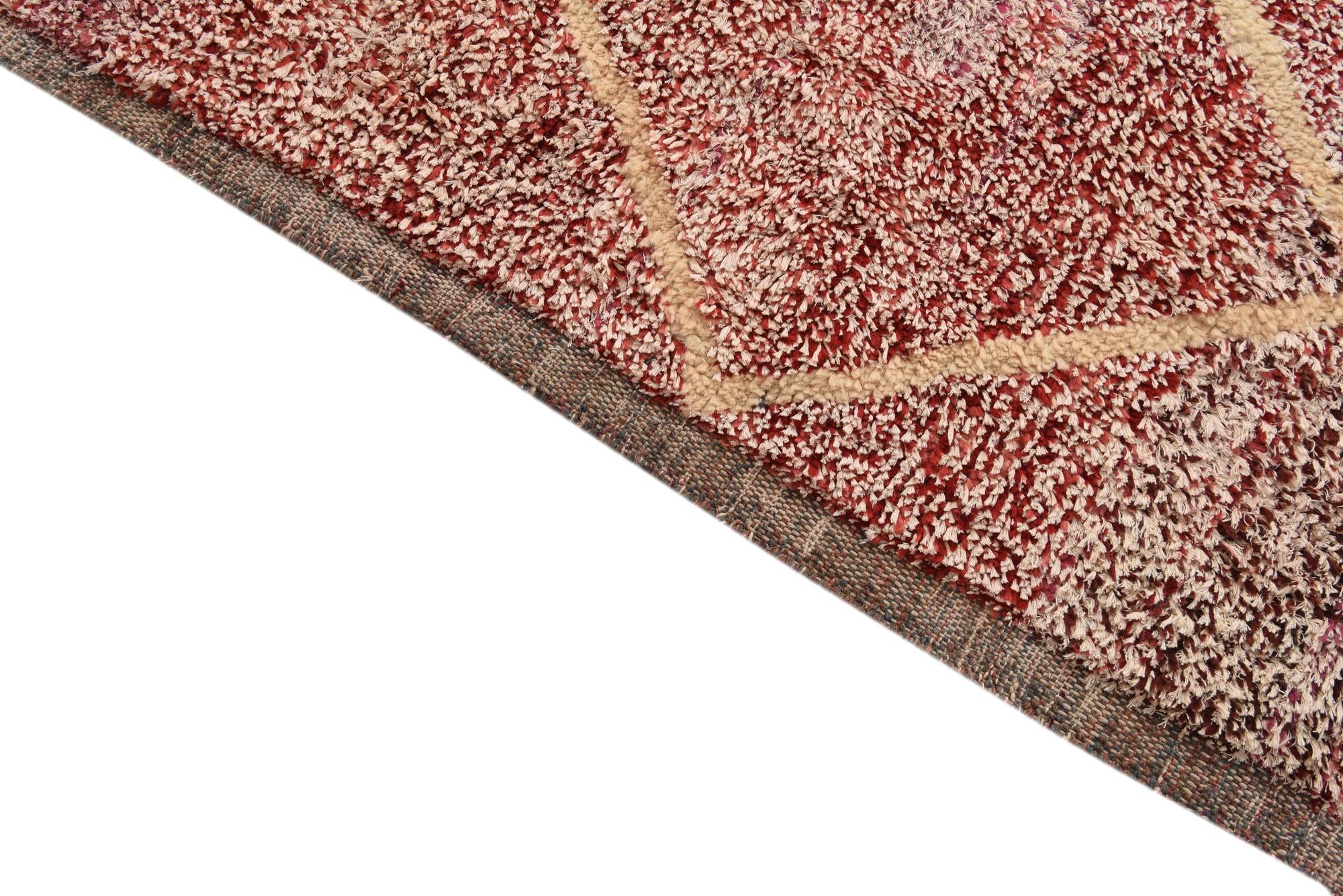10' 5 x 14' 3 Hand Knotted Moroccan Wool Rug