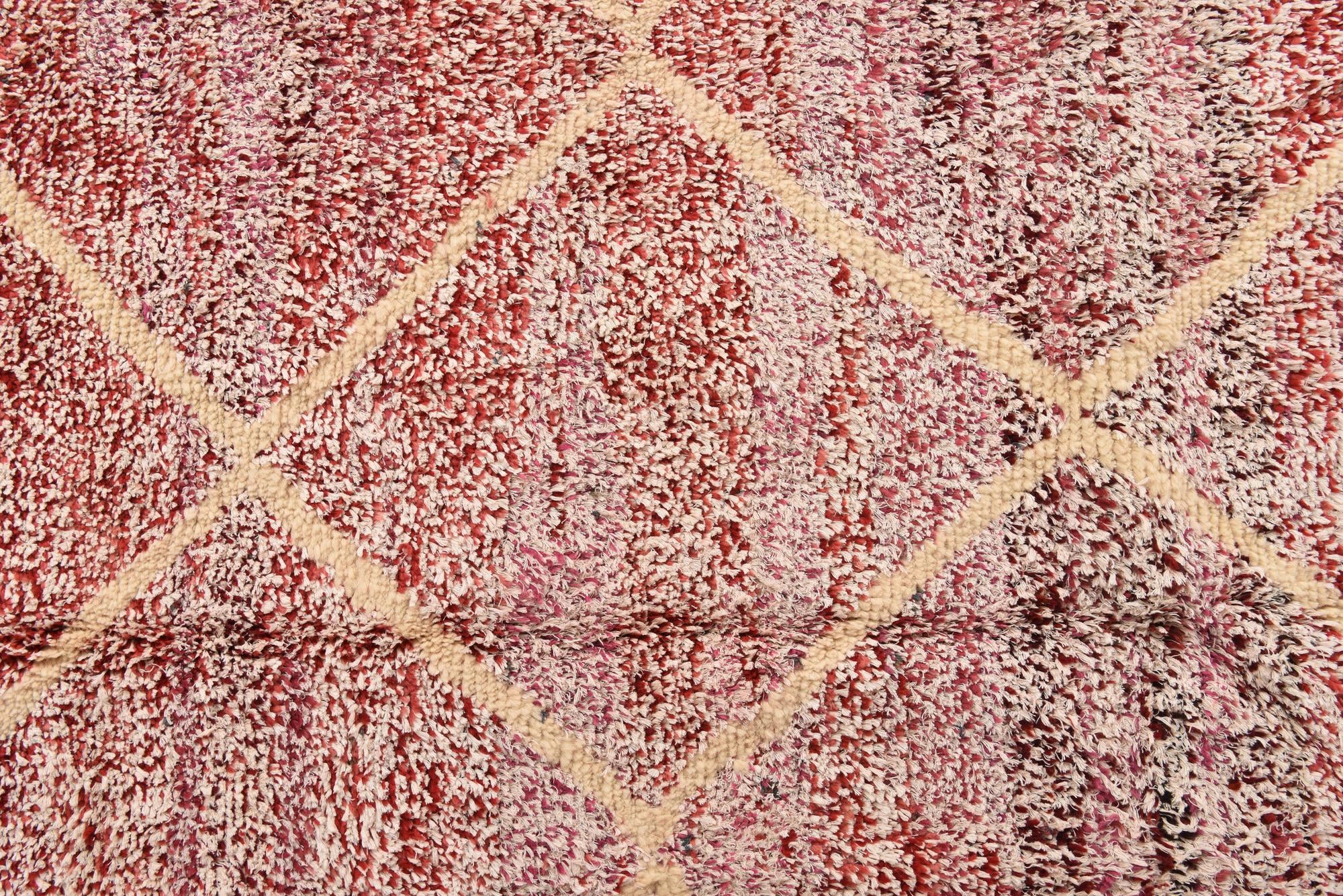 10' 5 x 14' 3 Hand Knotted Moroccan Wool Rug