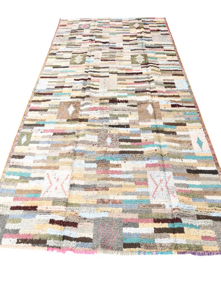 Detail image of 9' 4 x 11' 10  Hand Knotted Moroccan Wool Rug