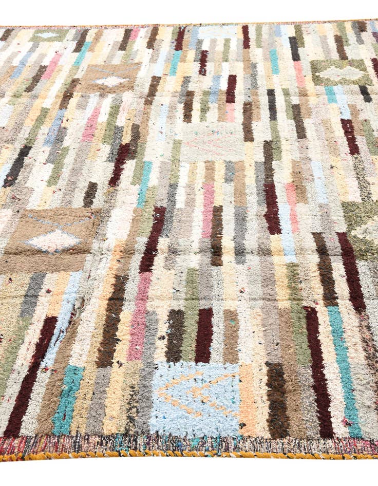 Detail image of 9' 4 x 11' 10  Hand Knotted Moroccan Wool Rug