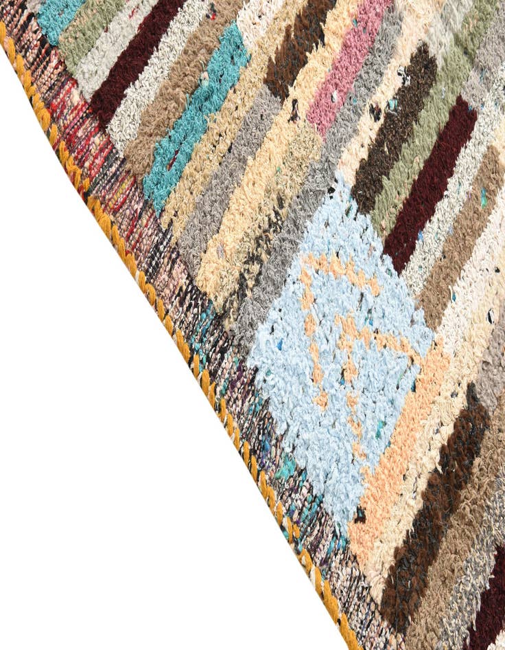 Detail image of 9' 4 x 11' 10  Hand Knotted Moroccan Wool Rug