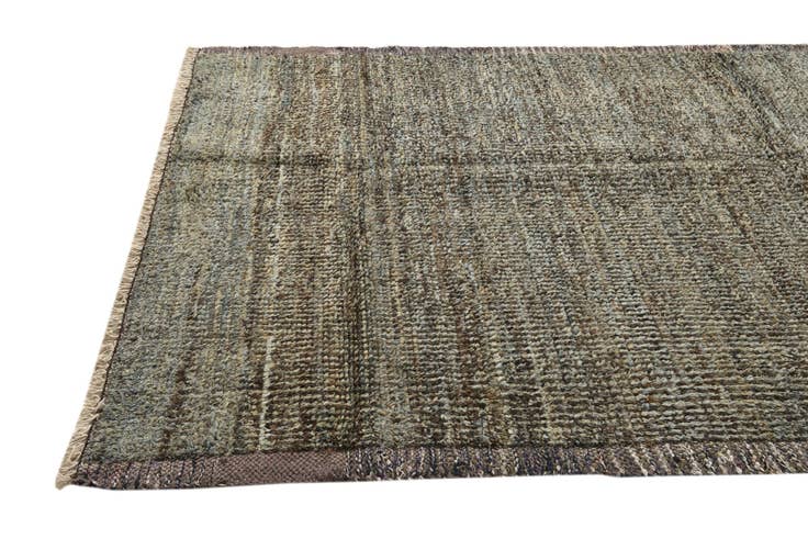 Detail image of 6' 4 x 9' 6 Hand Knotted Moroccan Wool Rug