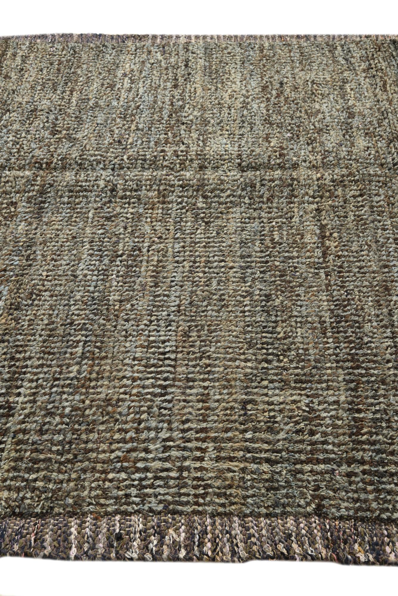 6' 4 x 9' 6 Hand Knotted Moroccan Wool Rug