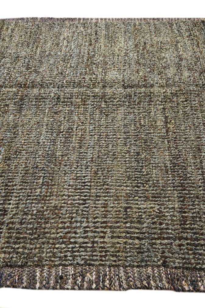 6' 4 x 9' 6 Hand Knotted Moroccan Wool Rug