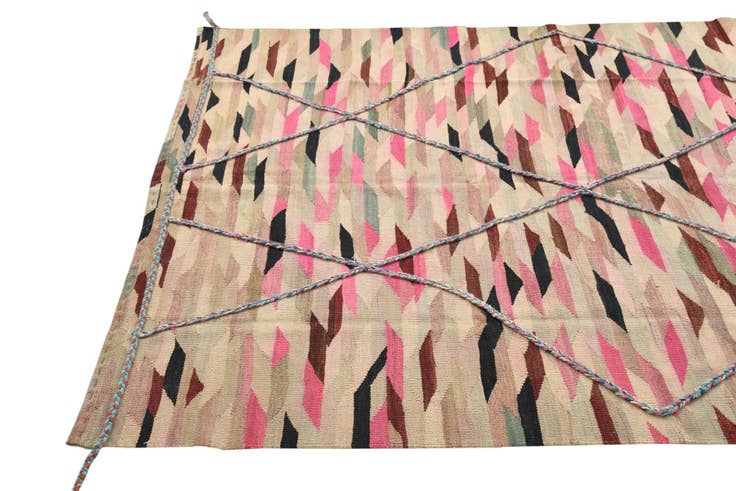 Detail image of 5' 7 x 7' 7 Hand Knotted Moroccan Wool Rug