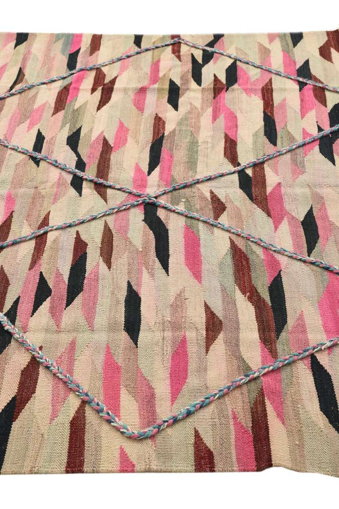 5' 7 x 7' 7 Hand Knotted Moroccan Wool Rug