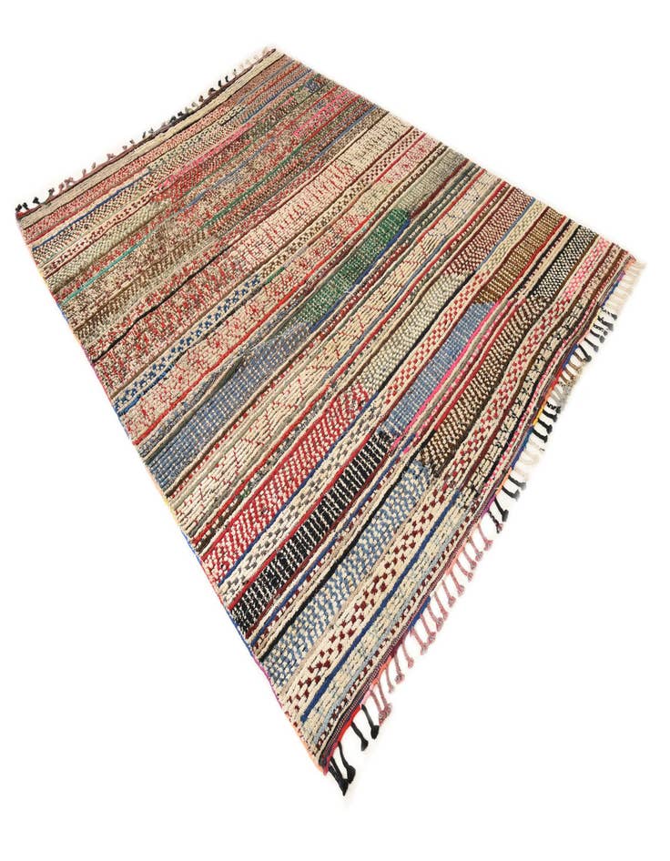 Detail image of 7' 6 x 10' 8  Hand Knotted Moroccan Wool Rug