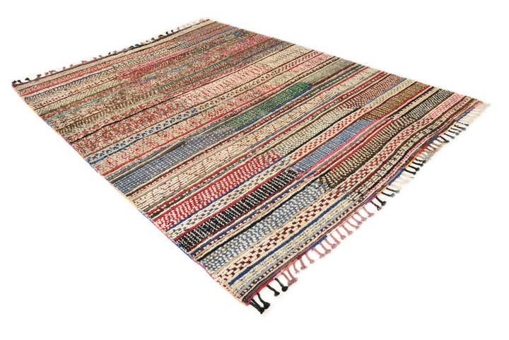 7' 6 x 10' 8 Hand Knotted Moroccan Wool Rug