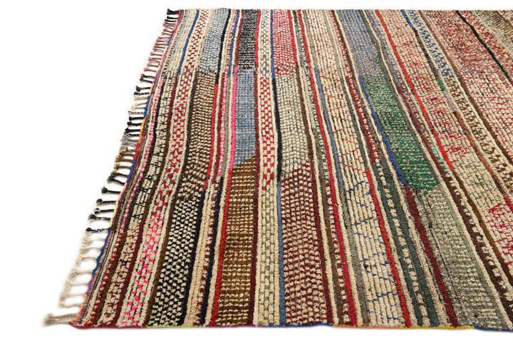 7' 6 x 10' 8 Hand Knotted Moroccan Wool Rug