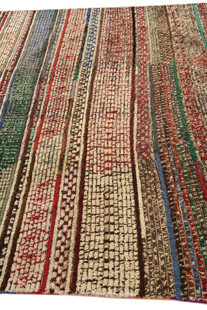 7' 6 x 10' 8 Hand Knotted Moroccan Wool Rug