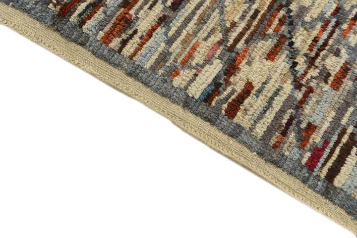6' 1 x 9' 2 Hand Knotted Moroccan Wool Rug