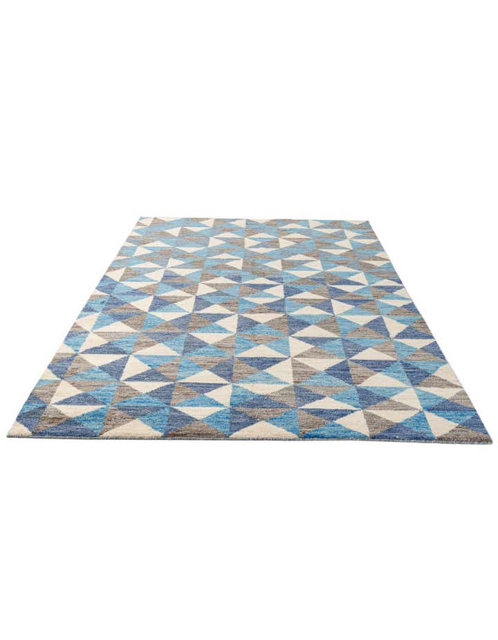 6' 5 x 10' 2 Hand Knotted Moroccan Wool Rug