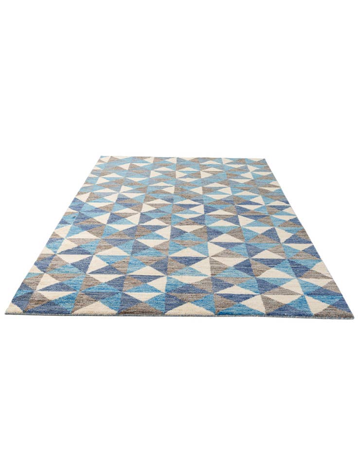 Detail image of 6' 5 x 10' 2 Hand Knotted Moroccan Wool Rug