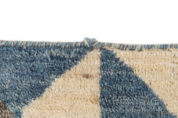 6' 5 x 10' 2 Hand Knotted Moroccan Wool Rug