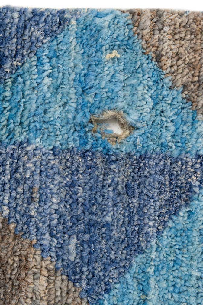 6' 5 x 10' 2 Hand Knotted Moroccan Wool Rug