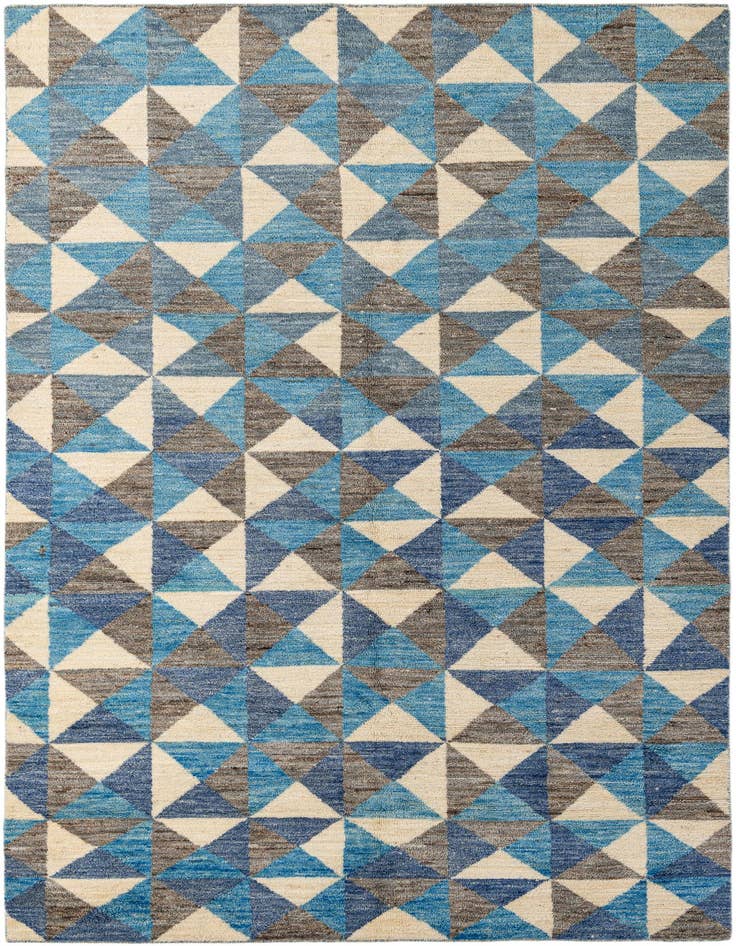 Detail image of 6' 5 x 10' 2 Hand Knotted Moroccan Wool Rug