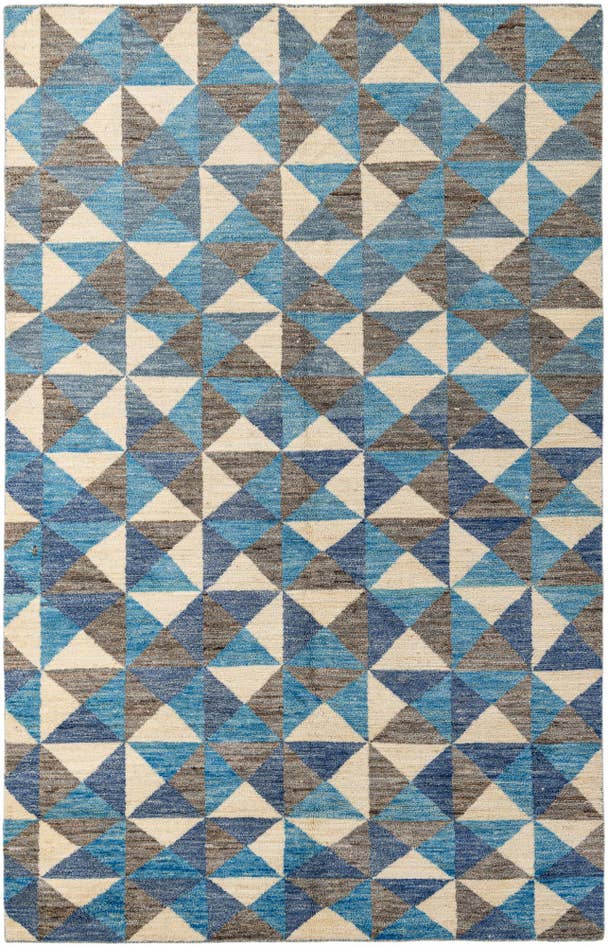 Detail image of 6' 5 x 10' 2 Hand Knotted Moroccan Wool Rug
