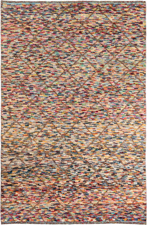 Detail image of 6' x 9' 2 Hand Knotted Moroccan Wool Rug