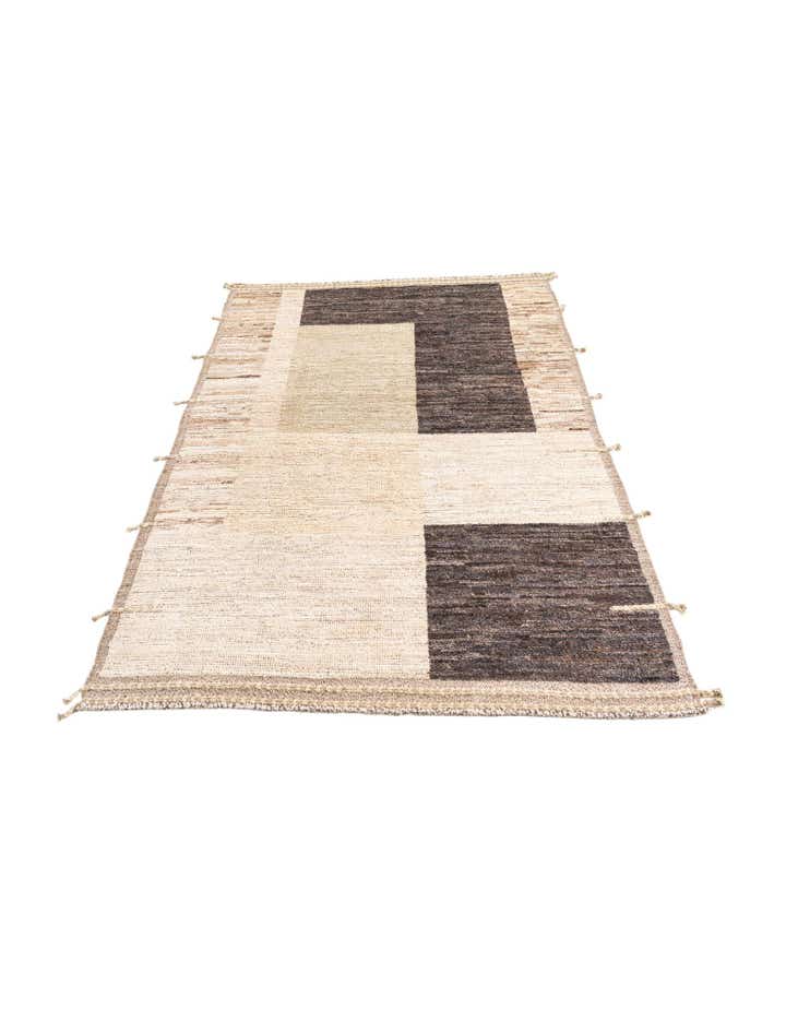5' 2 x 7' Hand Knotted Moroccan Wool Rug