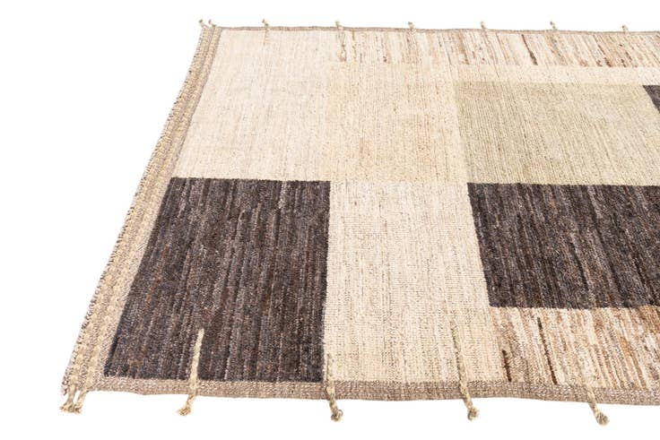 Detail image of 5' 2 x 7' Hand Knotted Moroccan Wool Rug