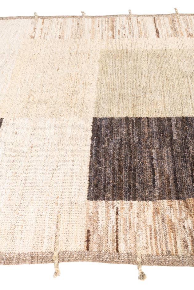 Detail image of 5' 2 x 7' Hand Knotted Moroccan Wool Rug